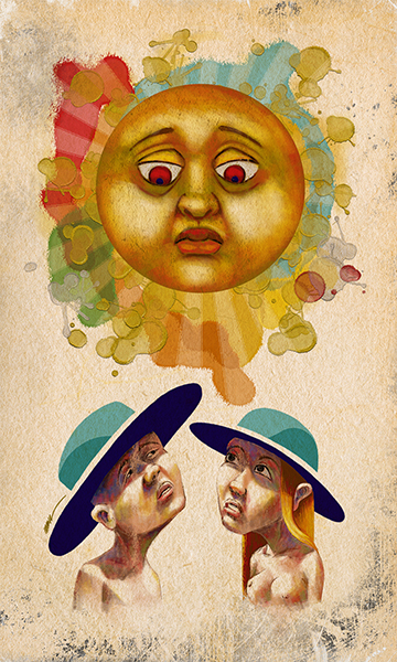 The Sun | El Sol | Kalma Tarot | By Karoll William