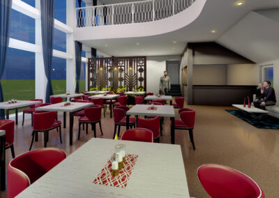 Restaurant Art Deco Style | Interior Design Concept | Miami Beach